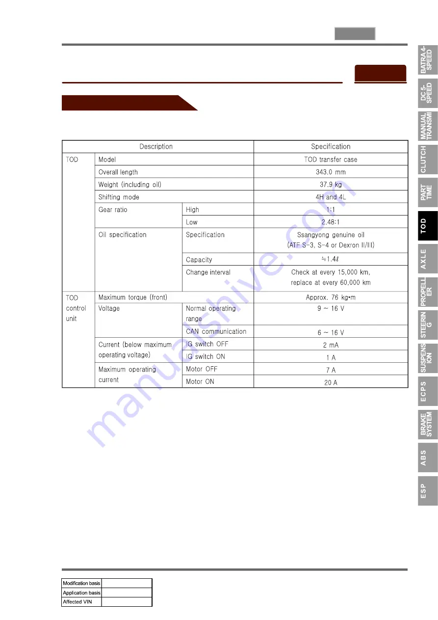 SSANGYONG REXTON 2004.04 Manual Download Page 539