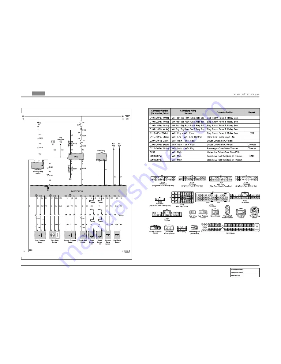 SSANGYONG Rexton 2010 Manual Download Page 52