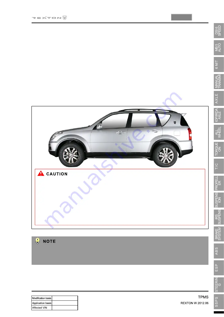 SSANGYONG Rexton W 2012.06 Скачать руководство пользователя страница 1047