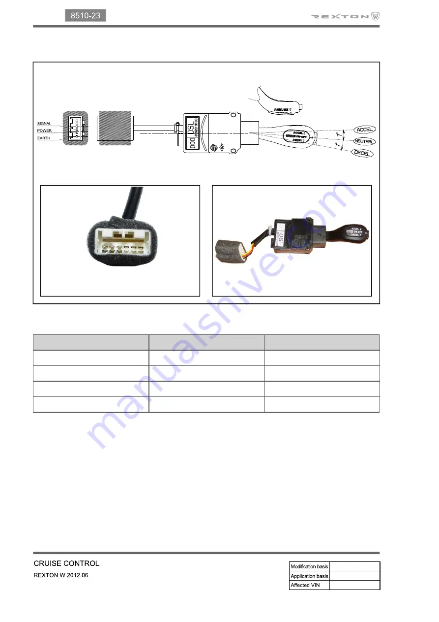 SSANGYONG Rexton W 2012.06 Manual Download Page 105