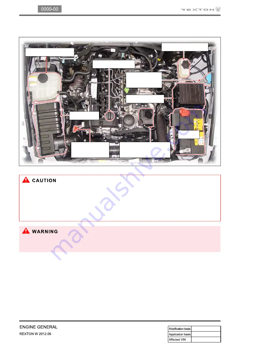 SSANGYONG Rexton W 2012.06 Manual Download Page 116