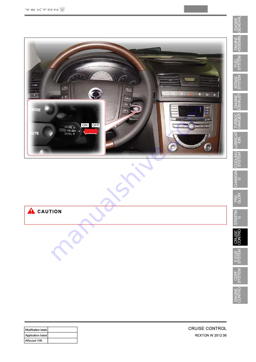 SSANGYONG Rexton W 2012.06 Manual Download Page 273