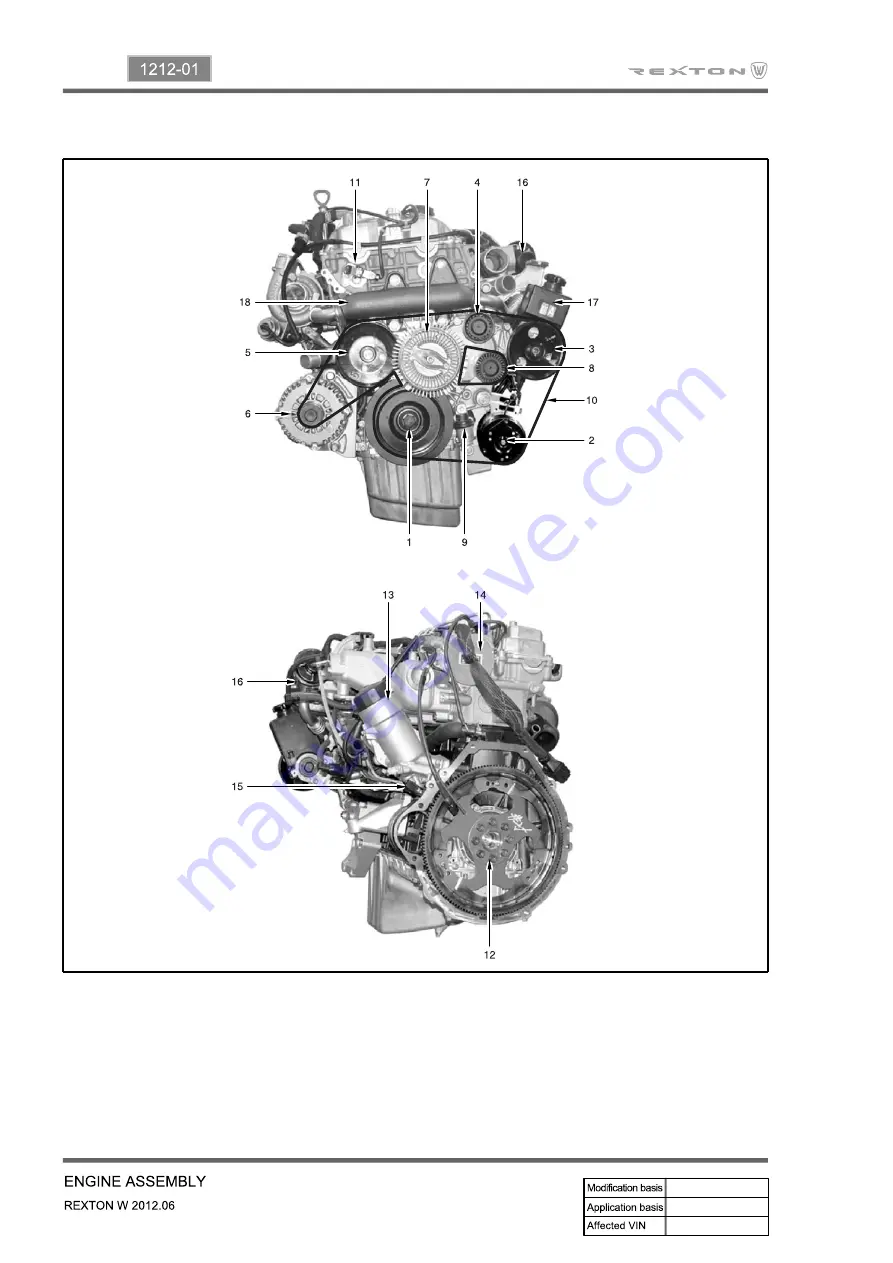 SSANGYONG Rexton W 2012.06 Manual Download Page 382