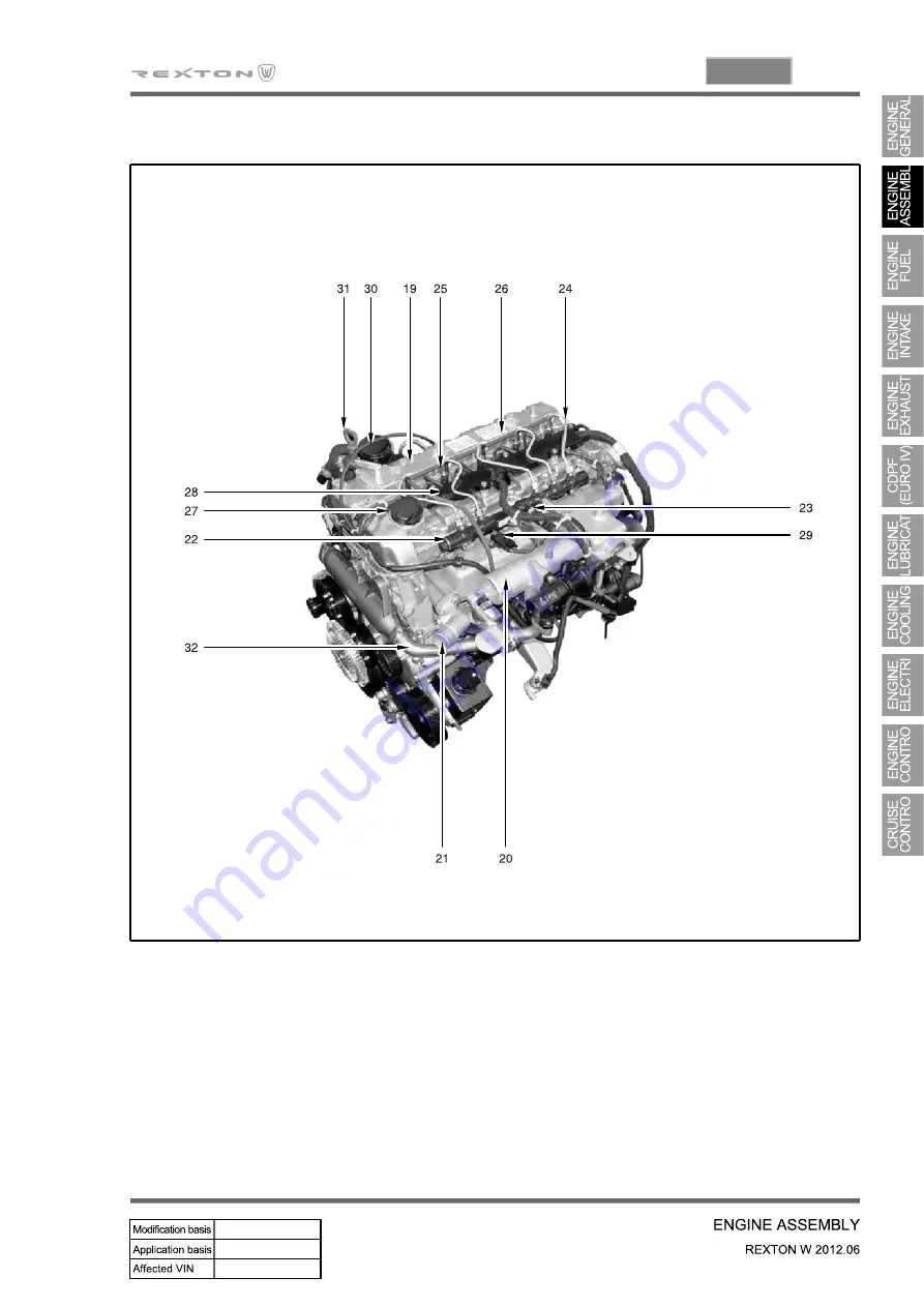 SSANGYONG Rexton W 2012.06 Manual Download Page 383