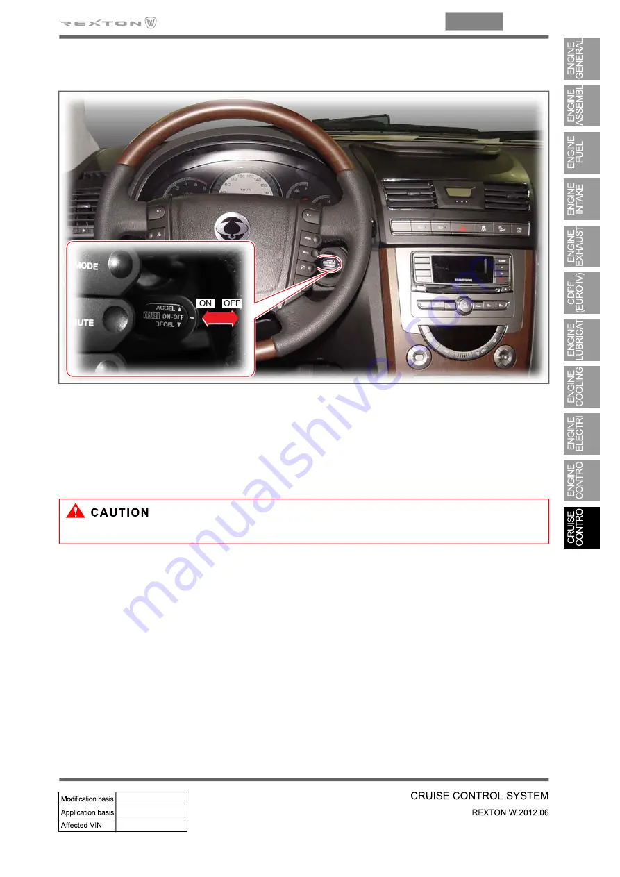 SSANGYONG Rexton W 2012.06 Manual Download Page 507