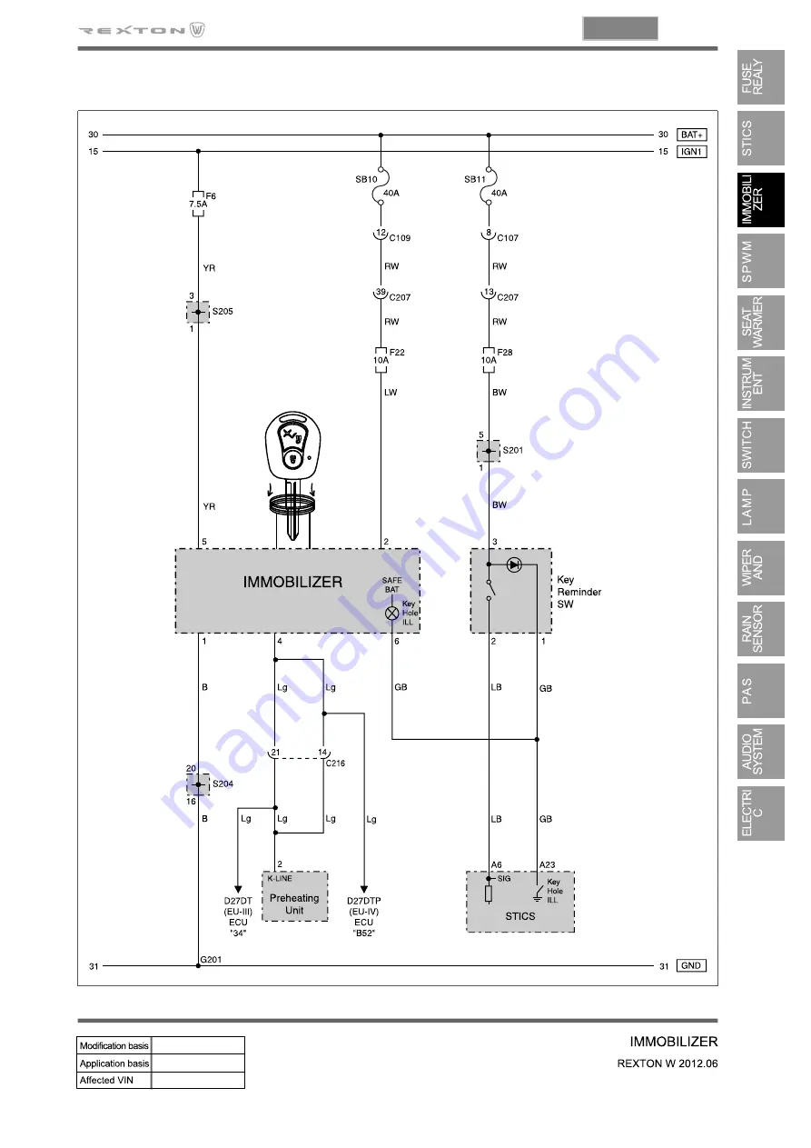 SSANGYONG Rexton W 2012.06 Manual Download Page 644