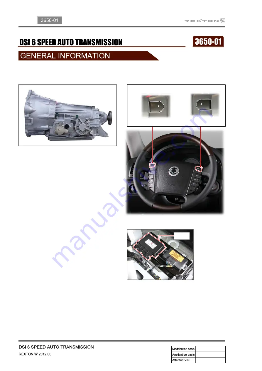 SSANGYONG Rexton W 2012.06 Manual Download Page 783