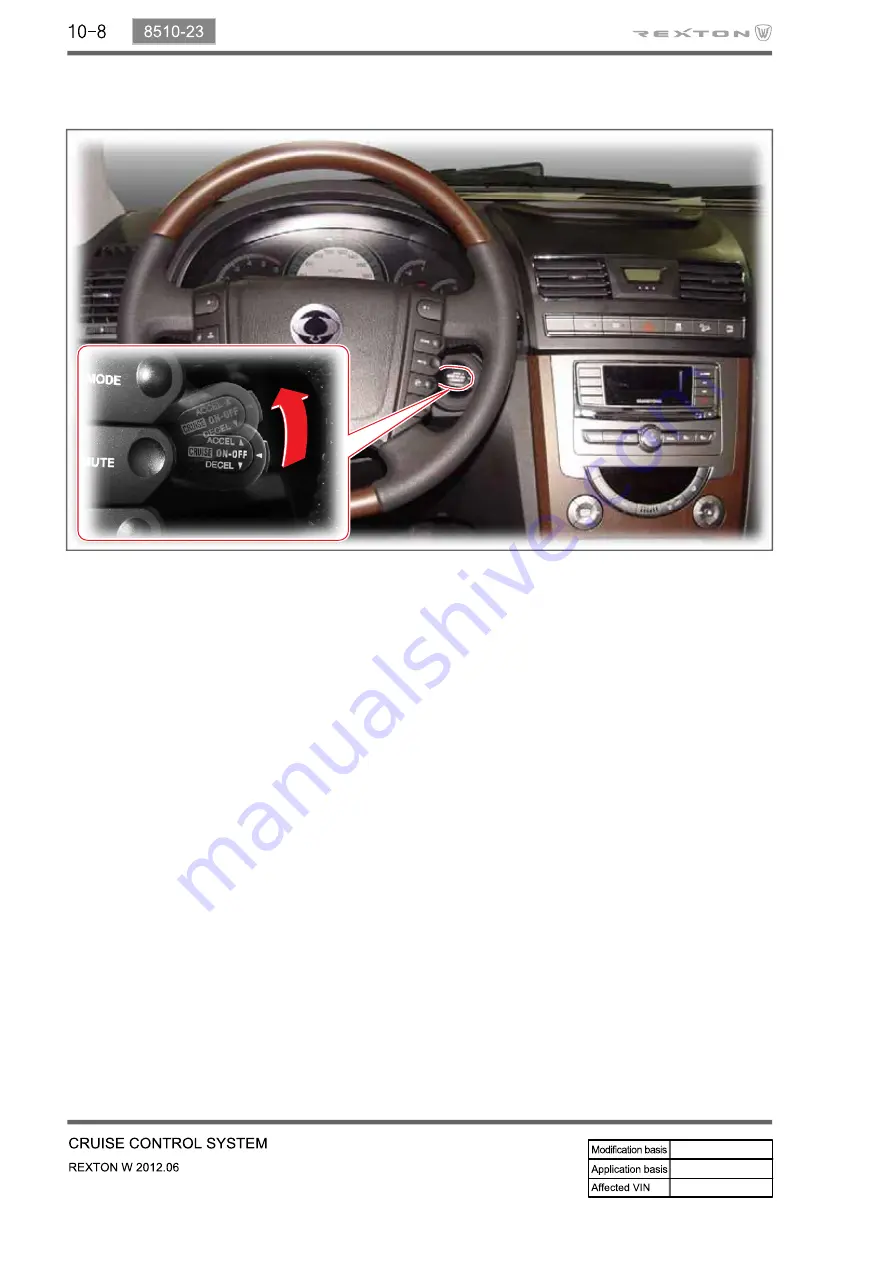 SSANGYONG Rexton Y290 2012 Manual Download Page 89