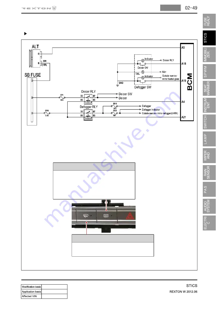 SSANGYONG Rexton Y290 2012 Manual Download Page 143