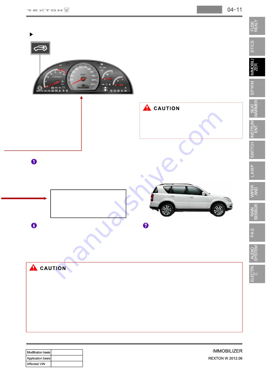 SSANGYONG Rexton Y290 2012 Manual Download Page 186