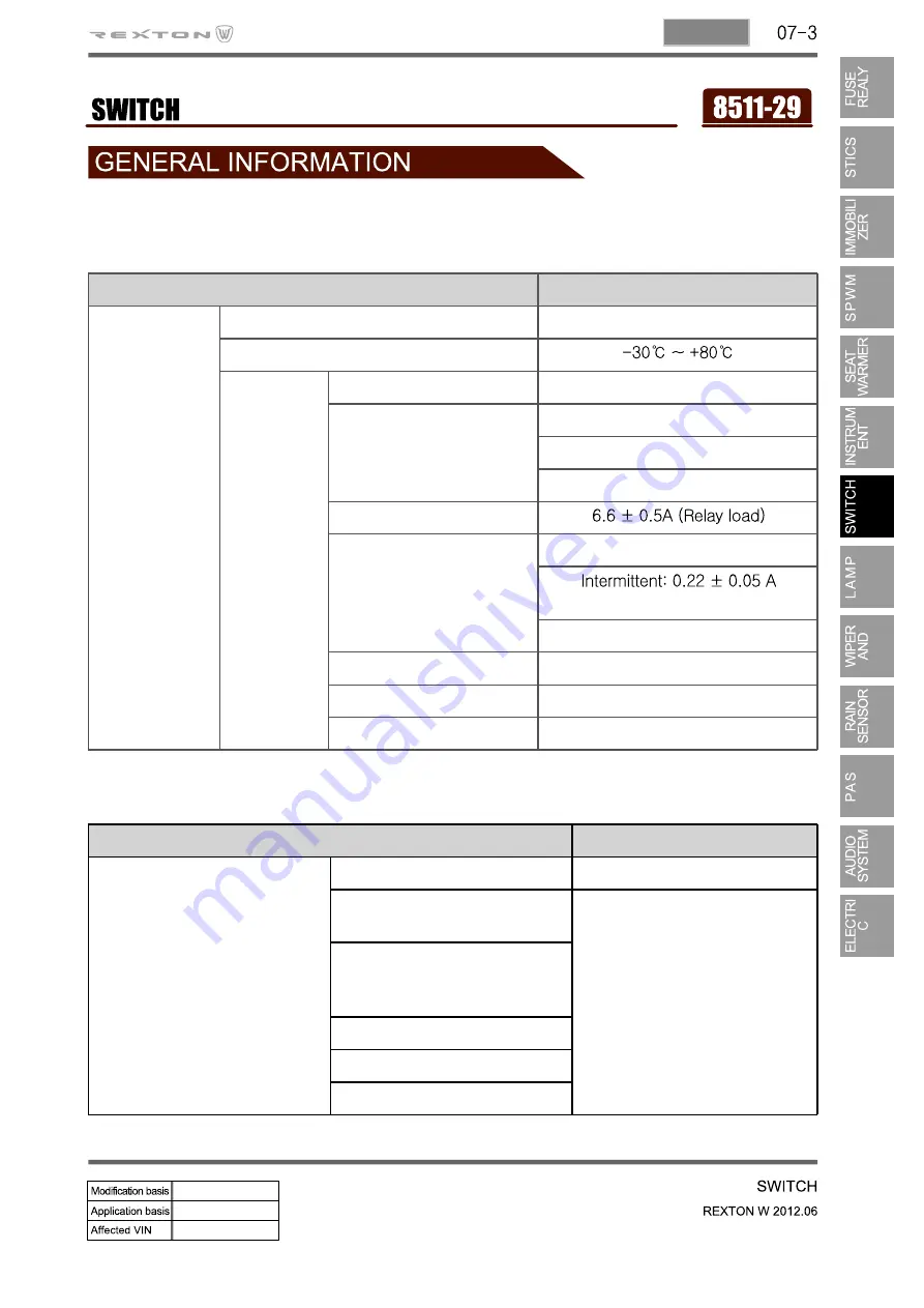 SSANGYONG Rexton Y290 2012 Manual Download Page 235