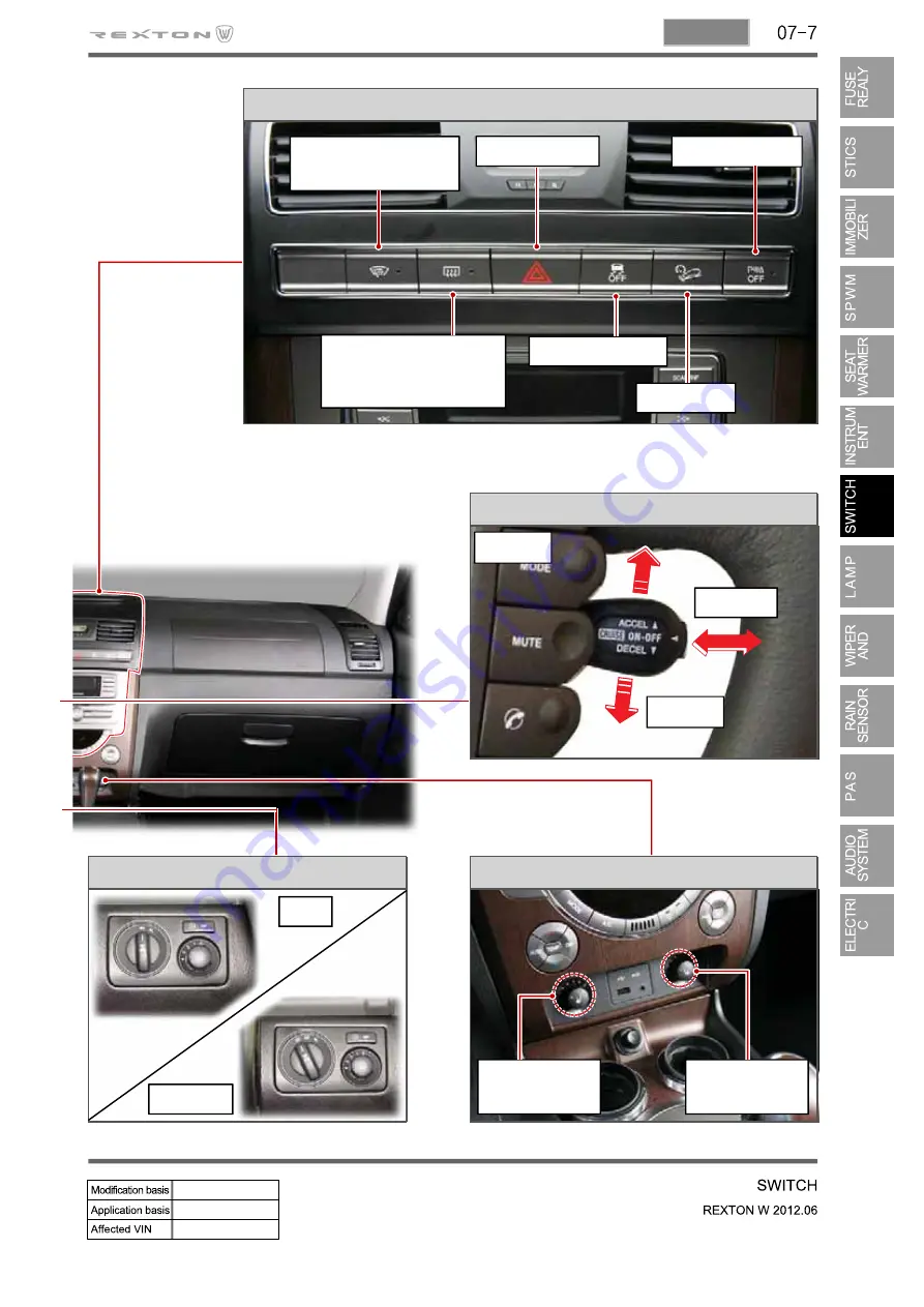 SSANGYONG Rexton Y290 2012 Manual Download Page 239