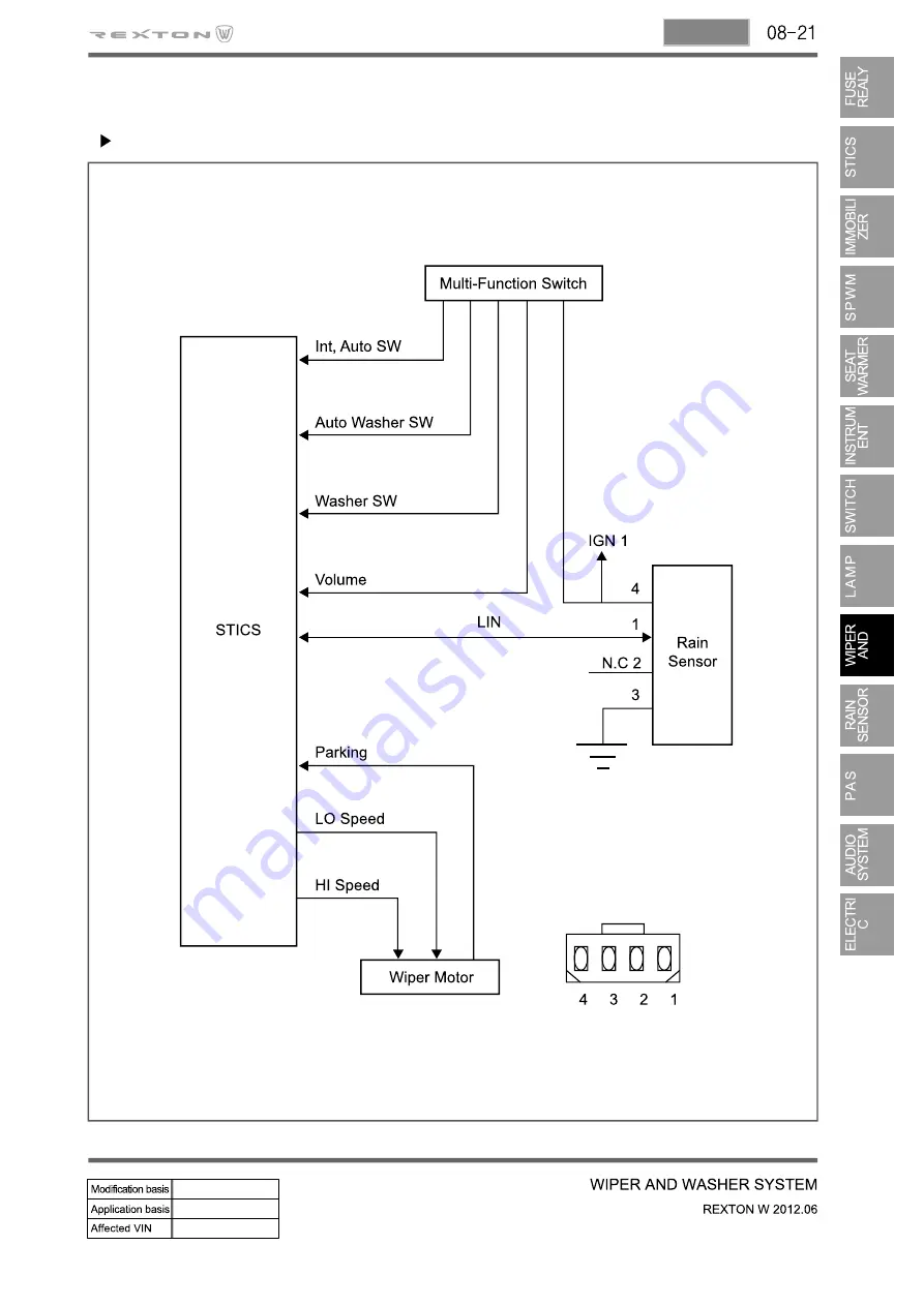 SSANGYONG Rexton Y290 2012 Manual Download Page 283