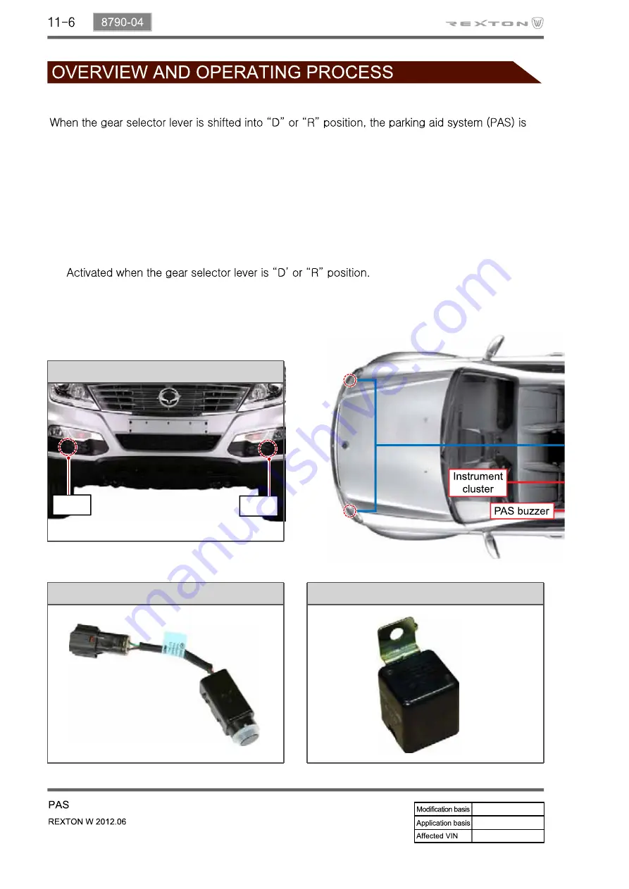 SSANGYONG Rexton Y290 2012 Manual Download Page 302