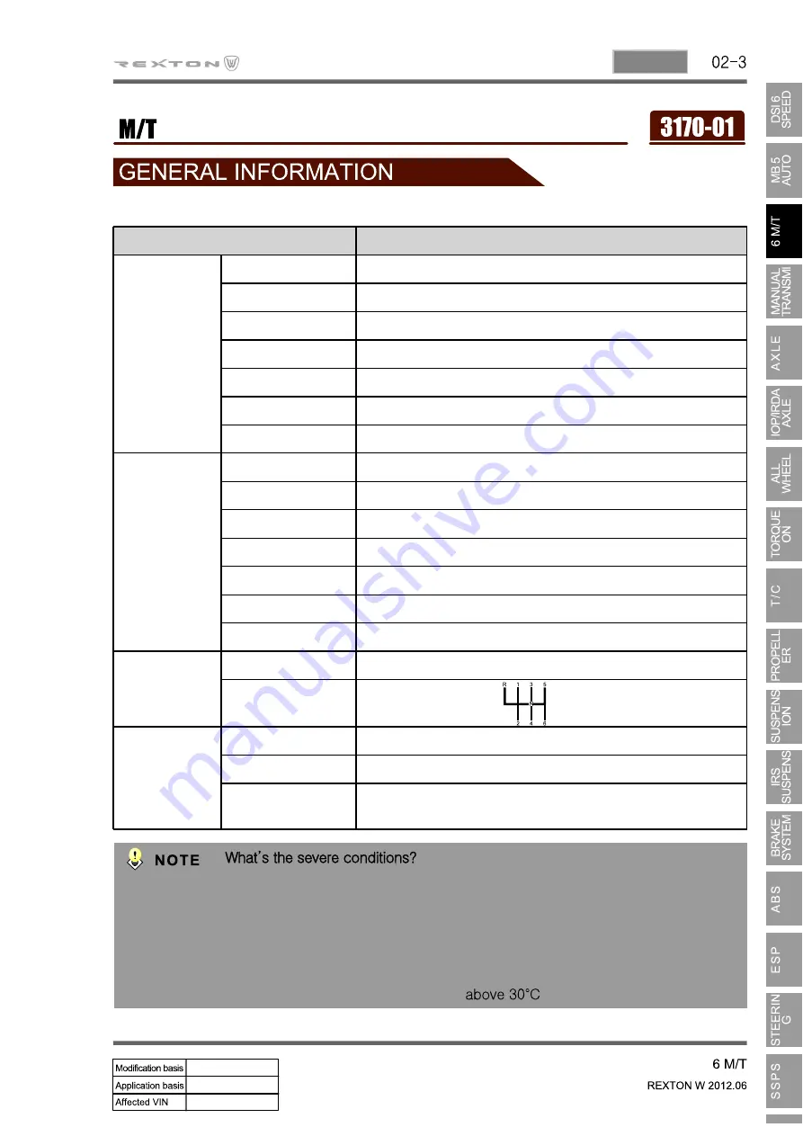 SSANGYONG Rexton Y290 2012 Manual Download Page 387