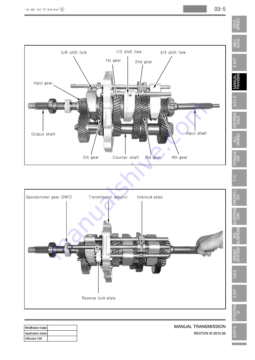 SSANGYONG Rexton Y290 2012 Manual Download Page 407