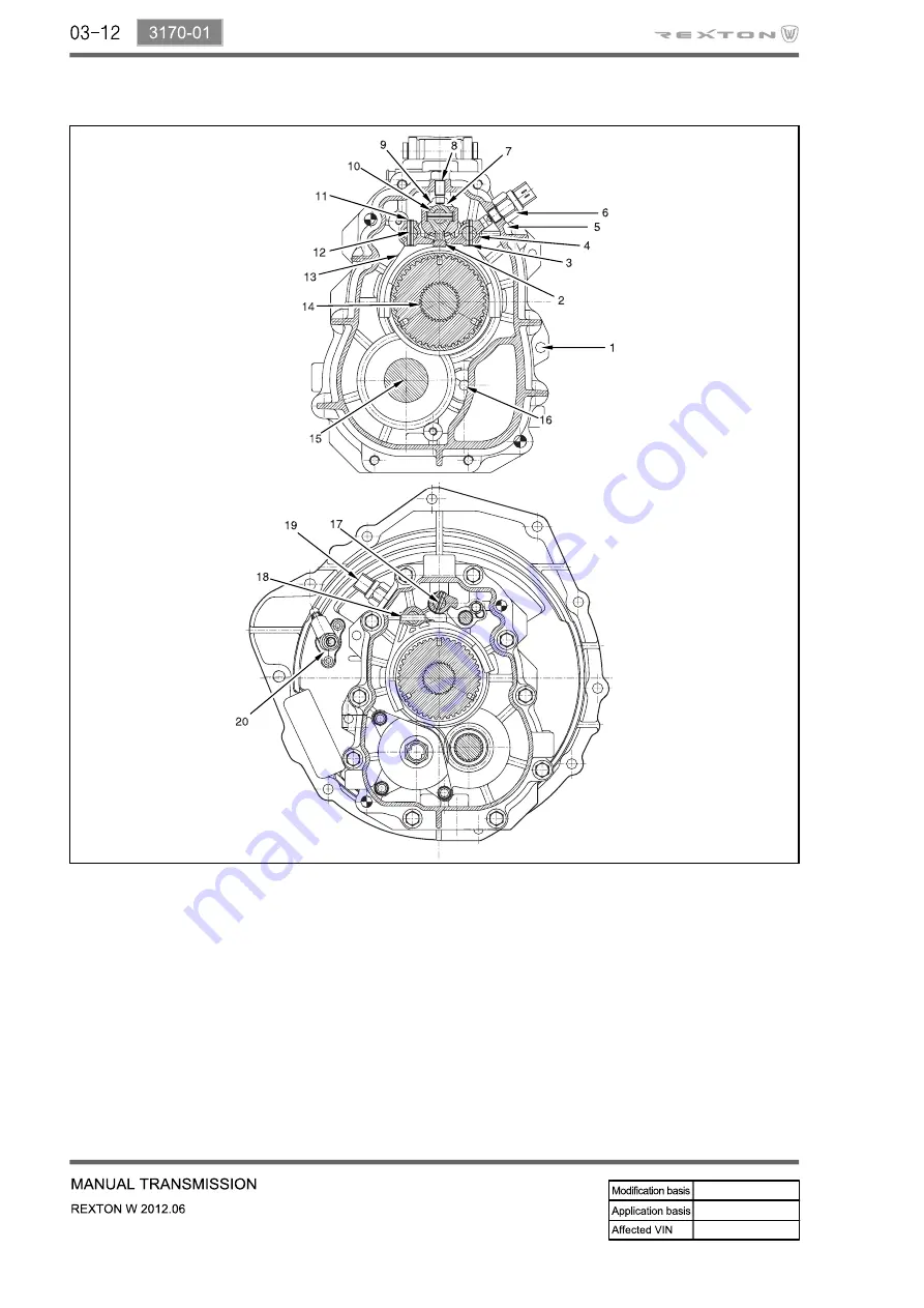 SSANGYONG Rexton Y290 2012 Manual Download Page 414