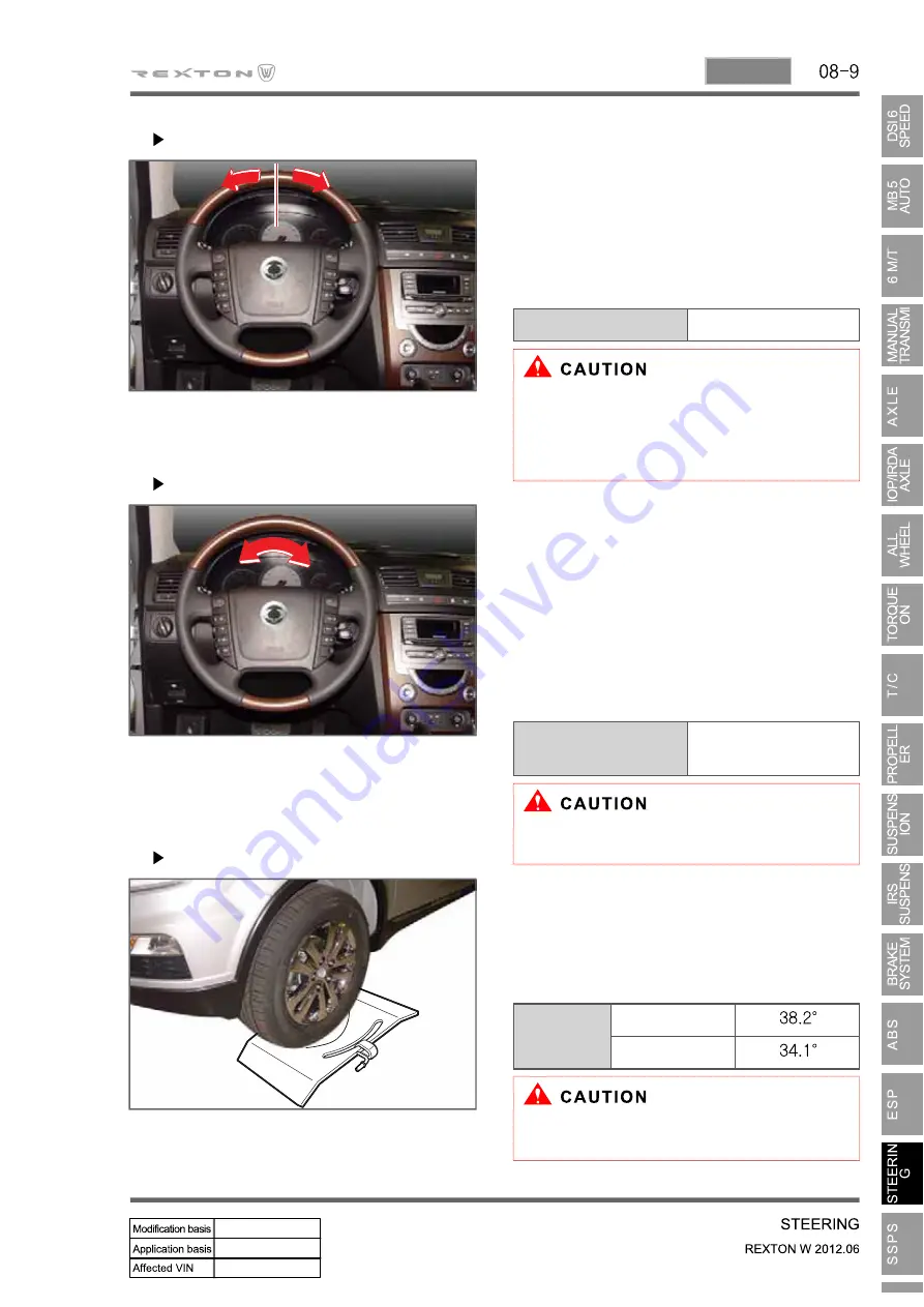 SSANGYONG Rexton Y290 2012 Manual Download Page 559