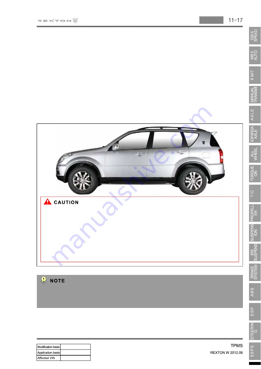 SSANGYONG Rexton Y290 2012 Manual Download Page 591