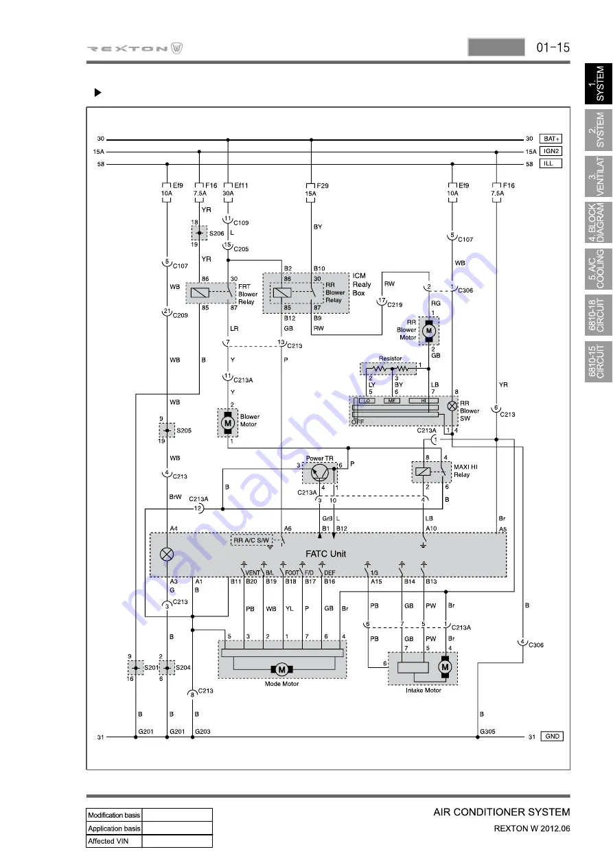 SSANGYONG Rexton Y290 2012 Manual Download Page 623