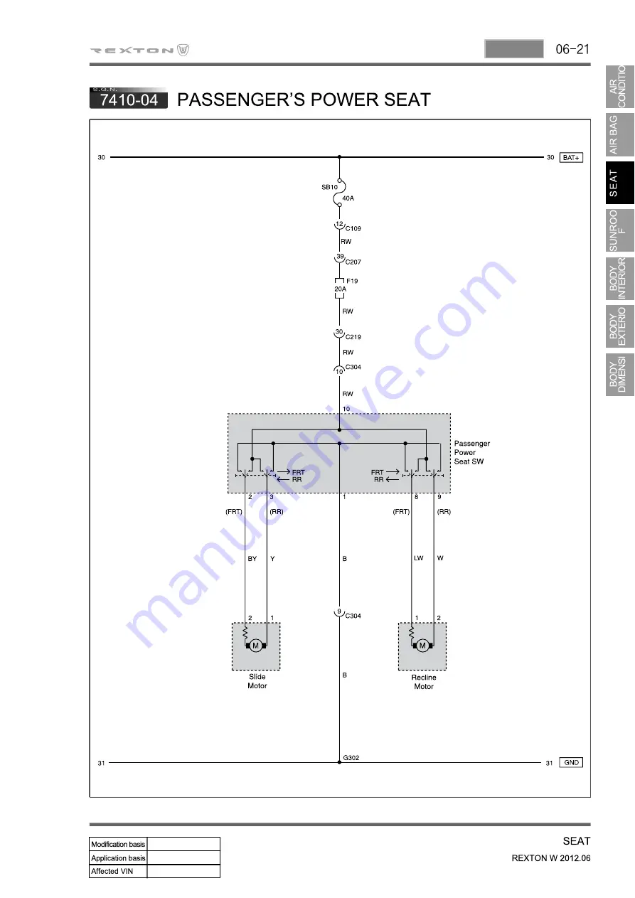 SSANGYONG Rexton Y290 2012 Manual Download Page 657