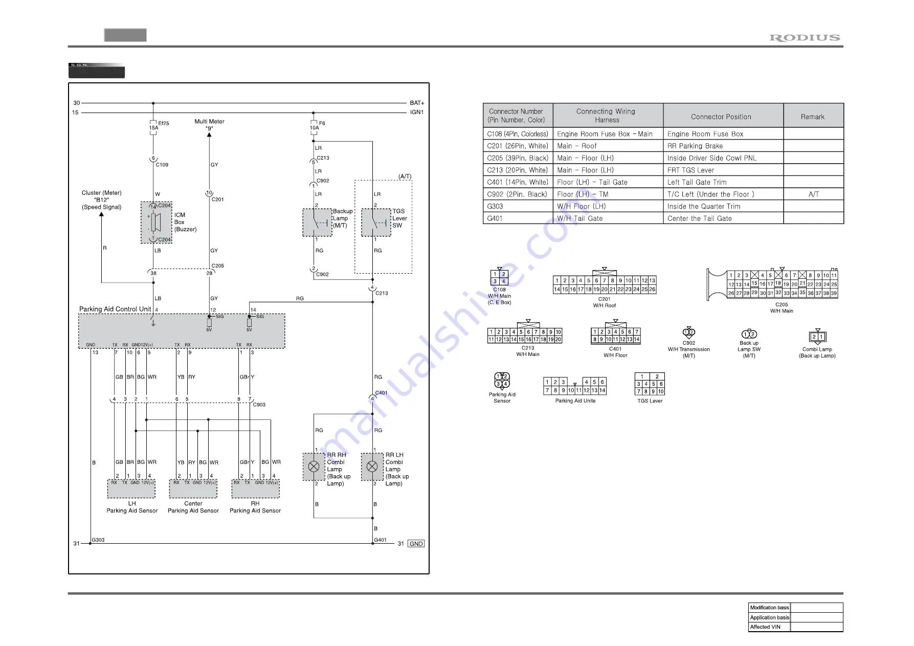 SSANGYONG RODIUS 2004.09 Manual Download Page 126