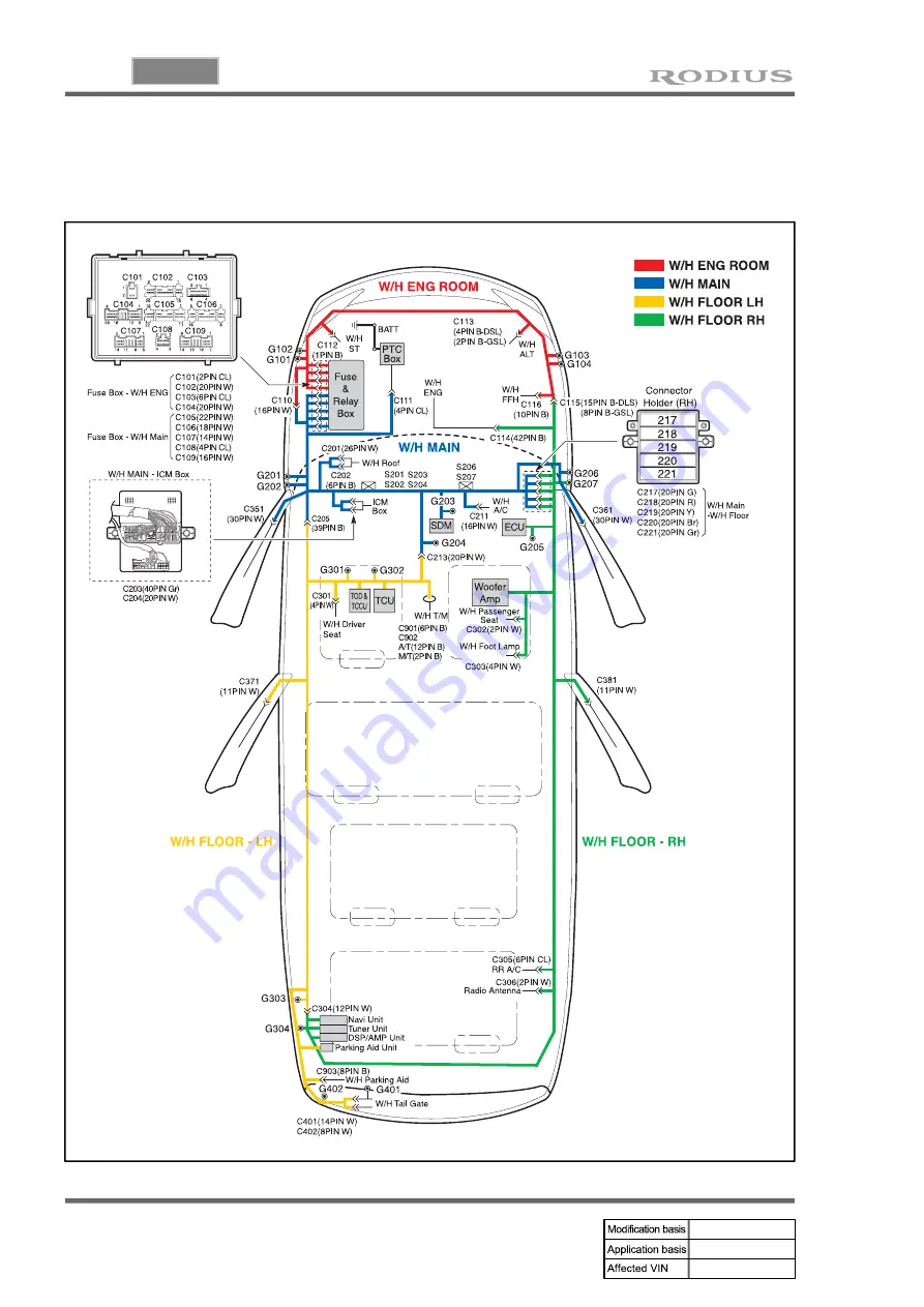 SSANGYONG RODIUS 2004.09 Скачать руководство пользователя страница 287