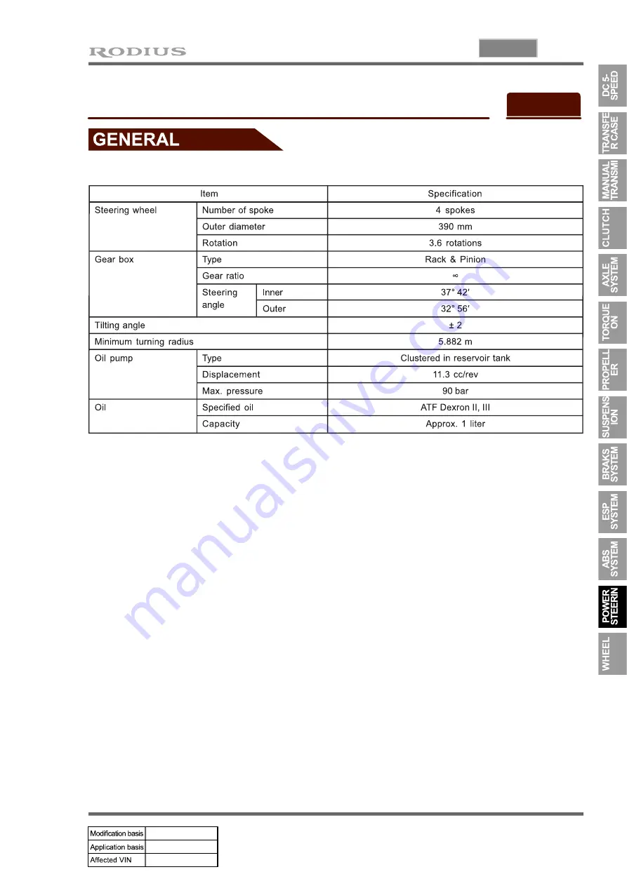 SSANGYONG RODIUS 2005.07 Manual Download Page 275