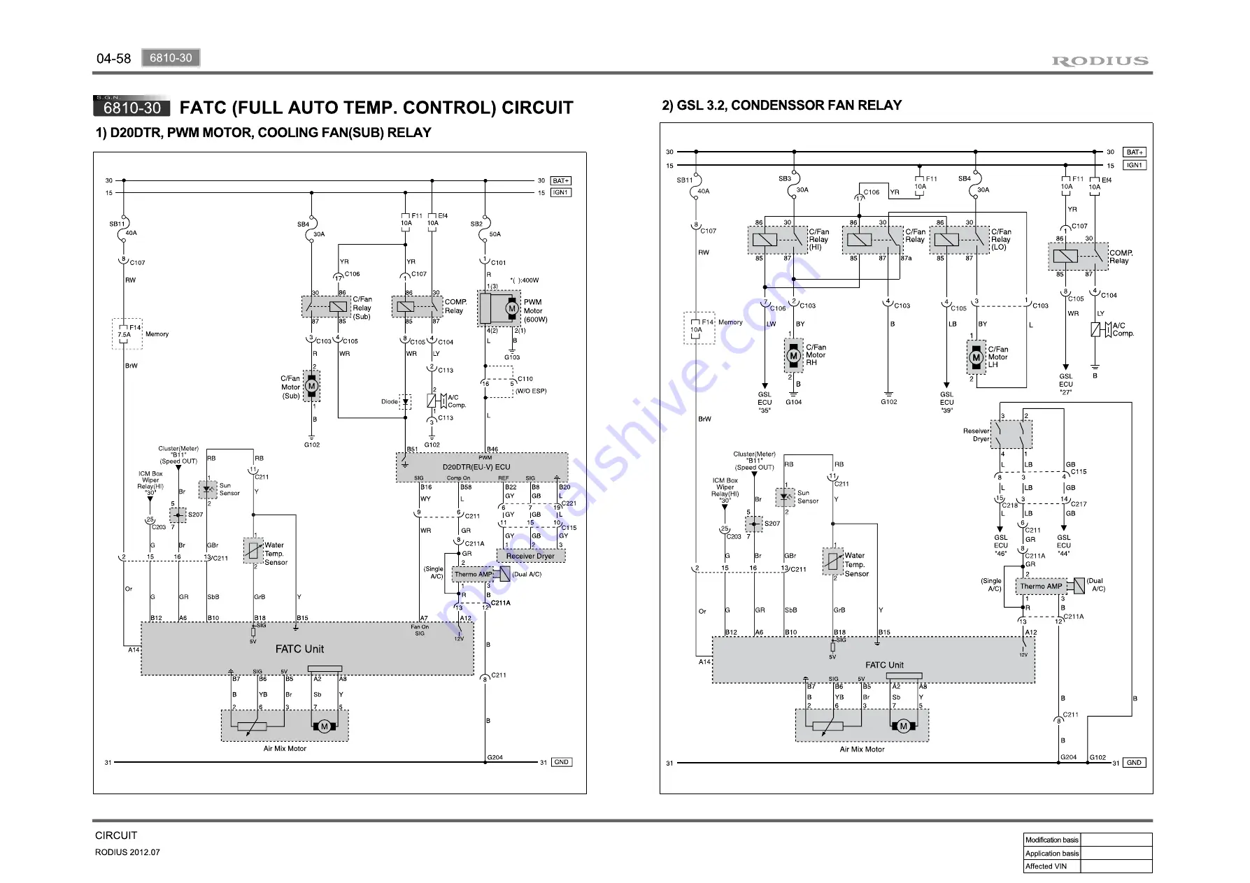 SSANGYONG Rodius 2012.07 Manual Download Page 111