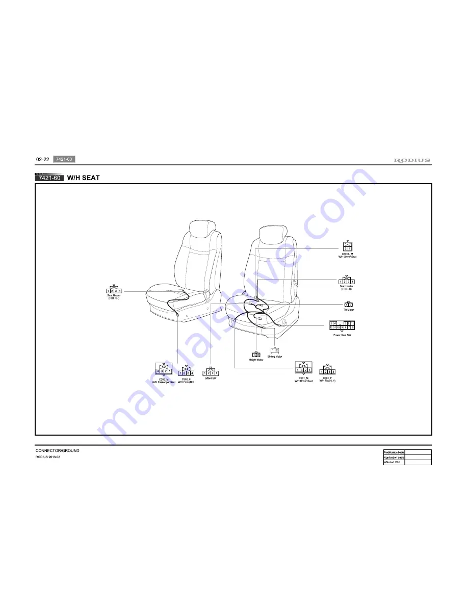 SSANGYONG Rodius 2013 Manual Download Page 37