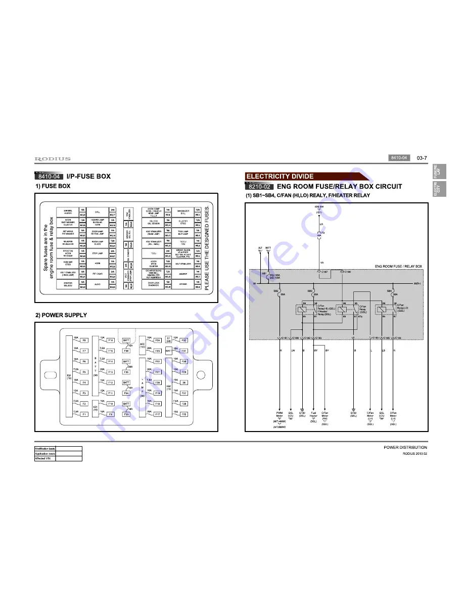 SSANGYONG Rodius 2013 Manual Download Page 45