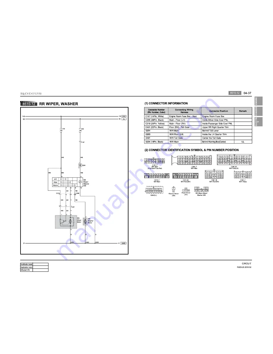 SSANGYONG Rodius 2013 Manual Download Page 92