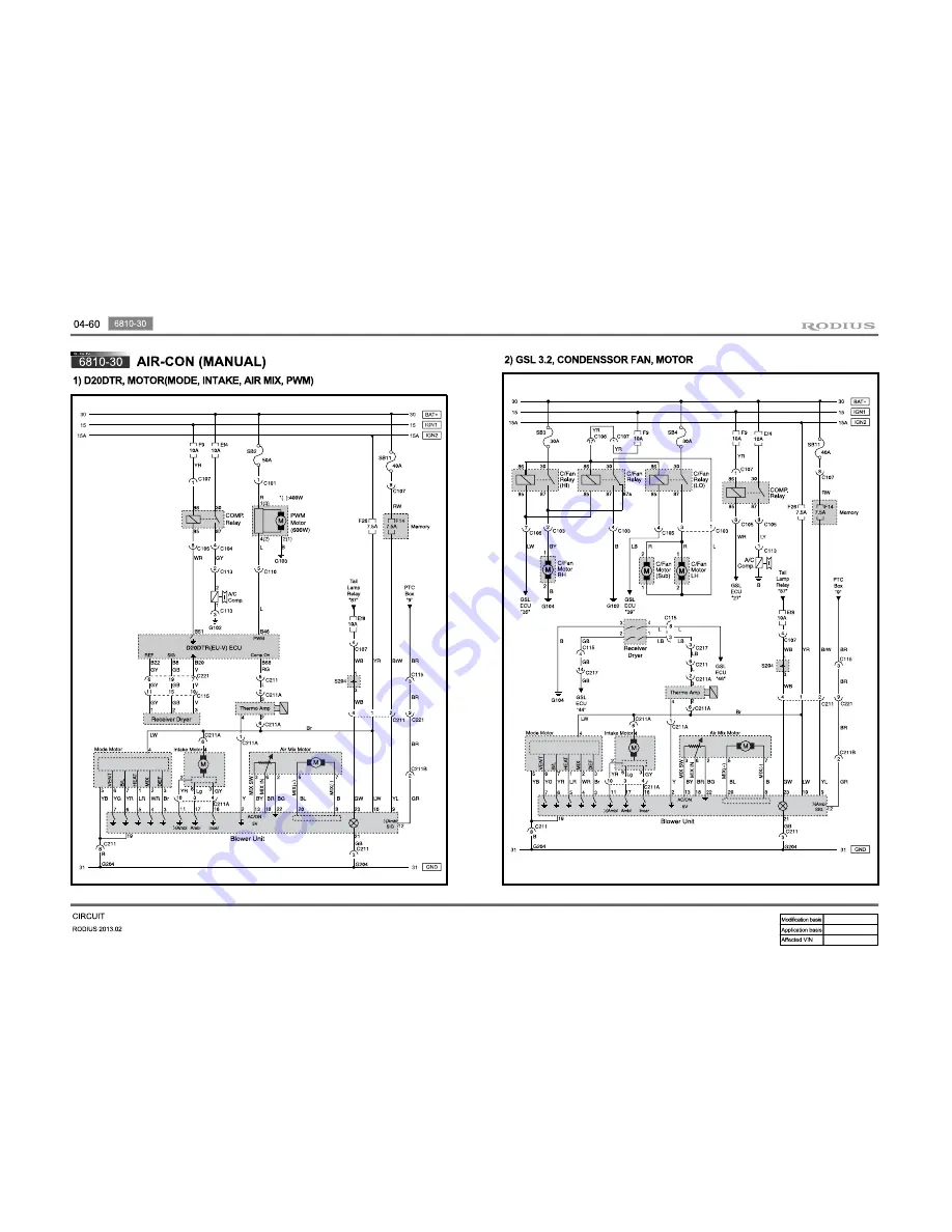 SSANGYONG Rodius 2013 Manual Download Page 115