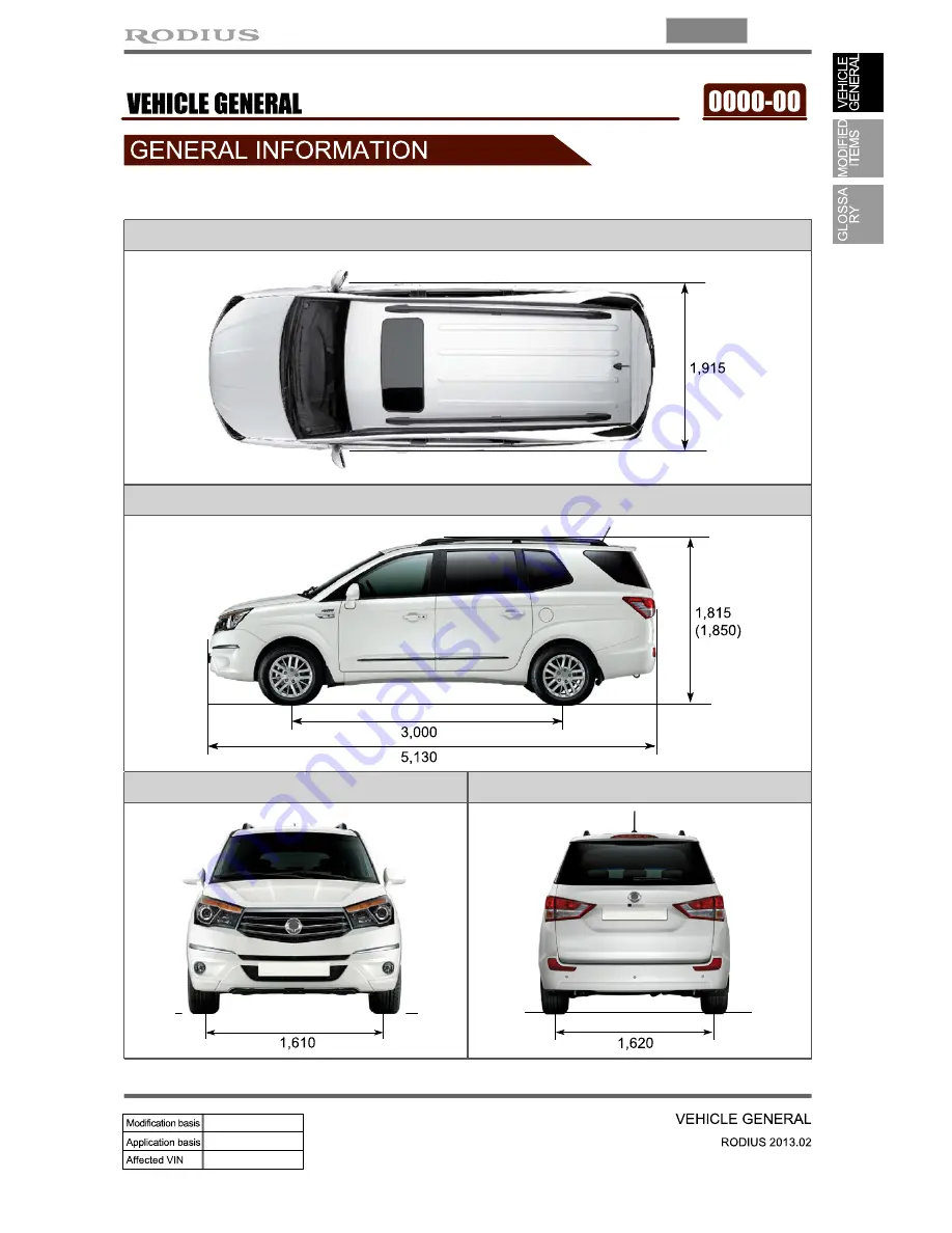 SSANGYONG Rodius 2013 Скачать руководство пользователя страница 118