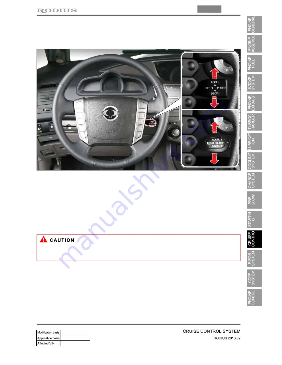 SSANGYONG Rodius 2013 Manual Download Page 304