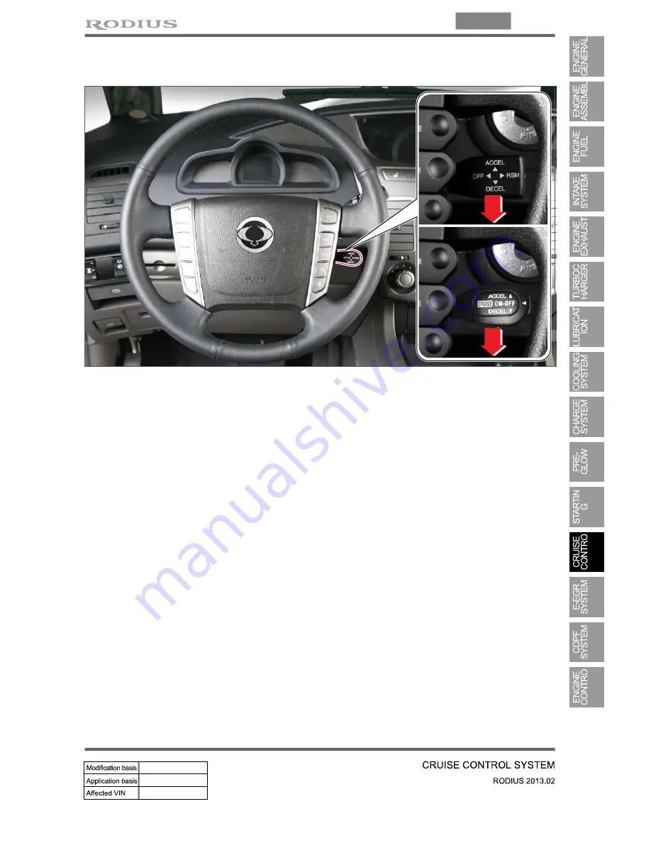 SSANGYONG Rodius 2013 Manual Download Page 306