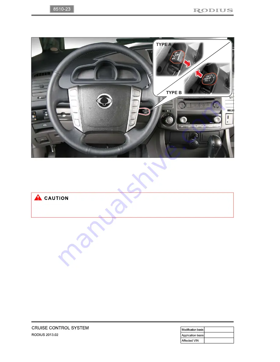 SSANGYONG Rodius 2013 Manual Download Page 307