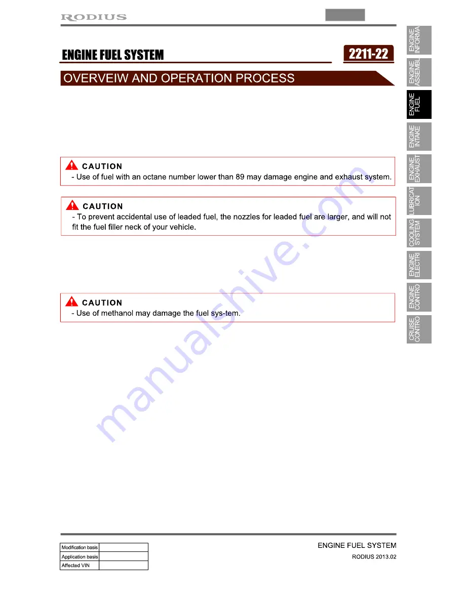 SSANGYONG Rodius 2013 Manual Download Page 388