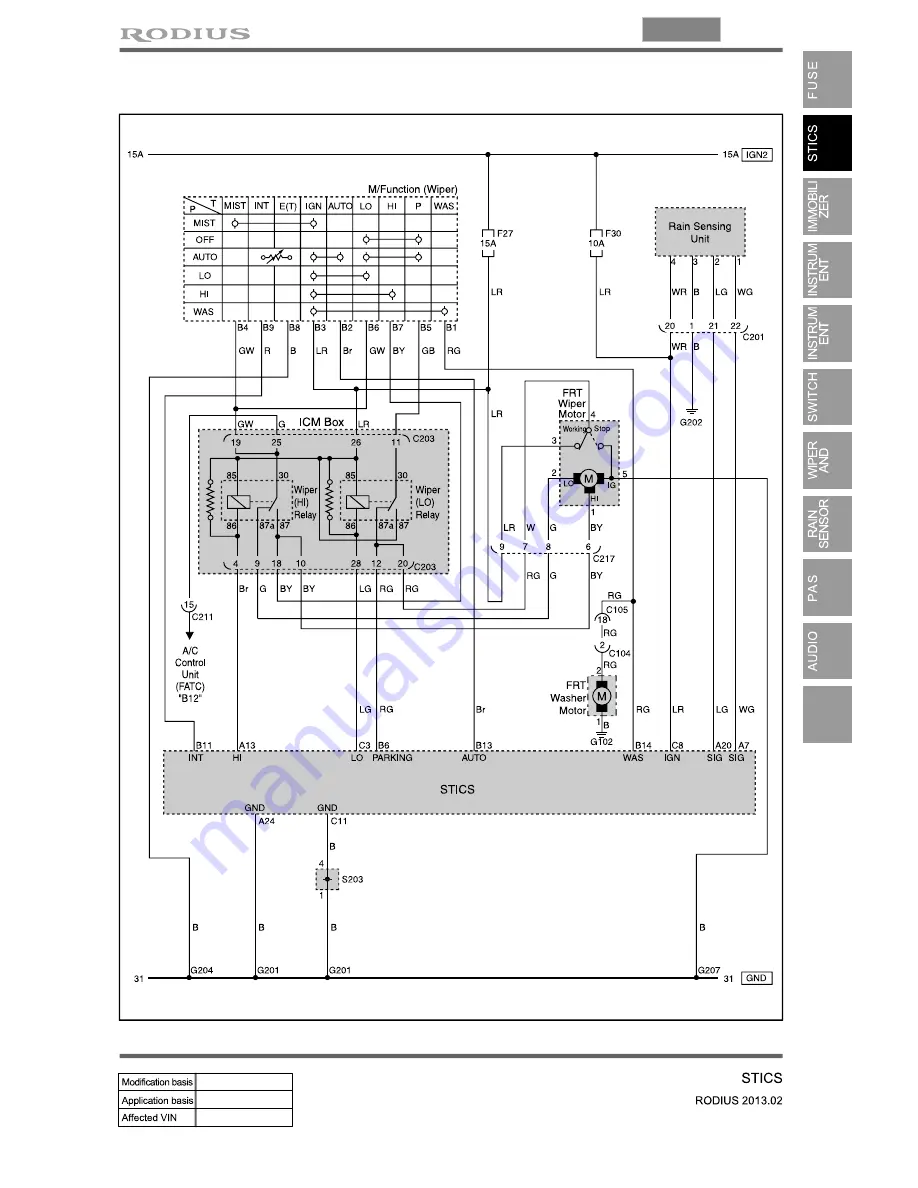 SSANGYONG Rodius 2013 Manual Download Page 476