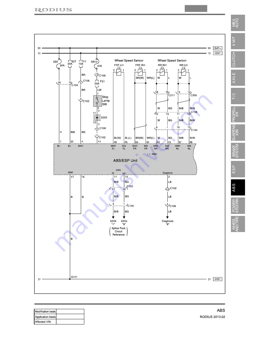 SSANGYONG Rodius 2013 Manual Download Page 684