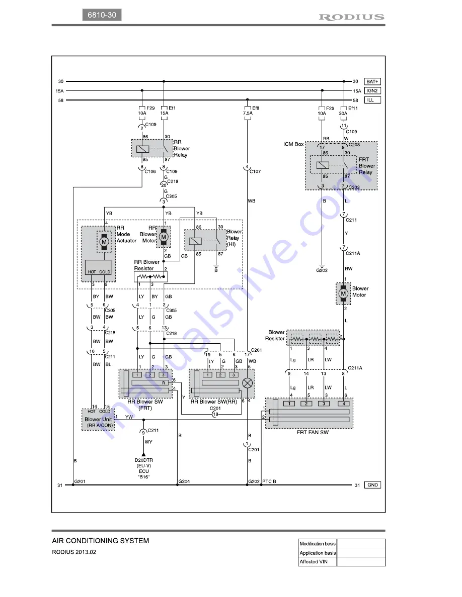 SSANGYONG Rodius 2013 Manual Download Page 729