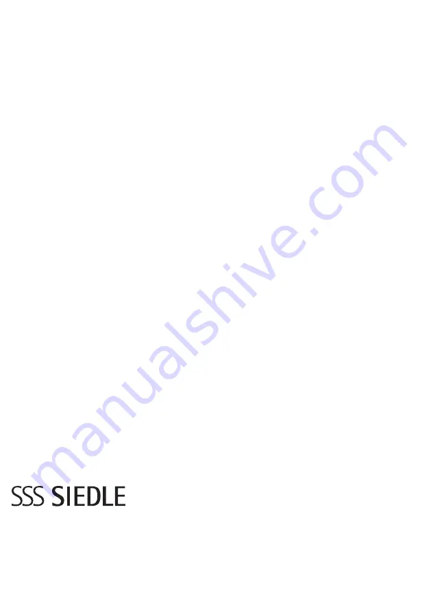 SSS Siedle SB 800-0 Product Information Download Page 8