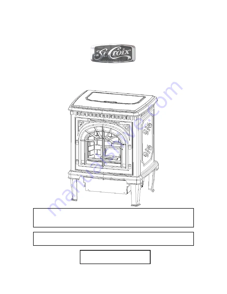 St. Croix Hastings Installation & Operation Manual Download Page 1