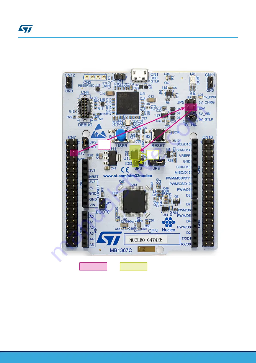 ST STM32G4 Nucleo-64 User Manual Download Page 18