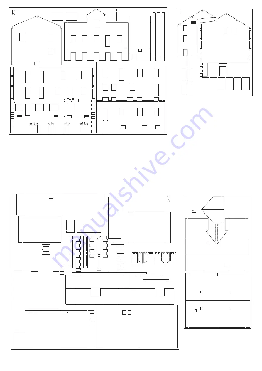 Stadt im Modell Hotel Grischuna 9236 Manual Download Page 3