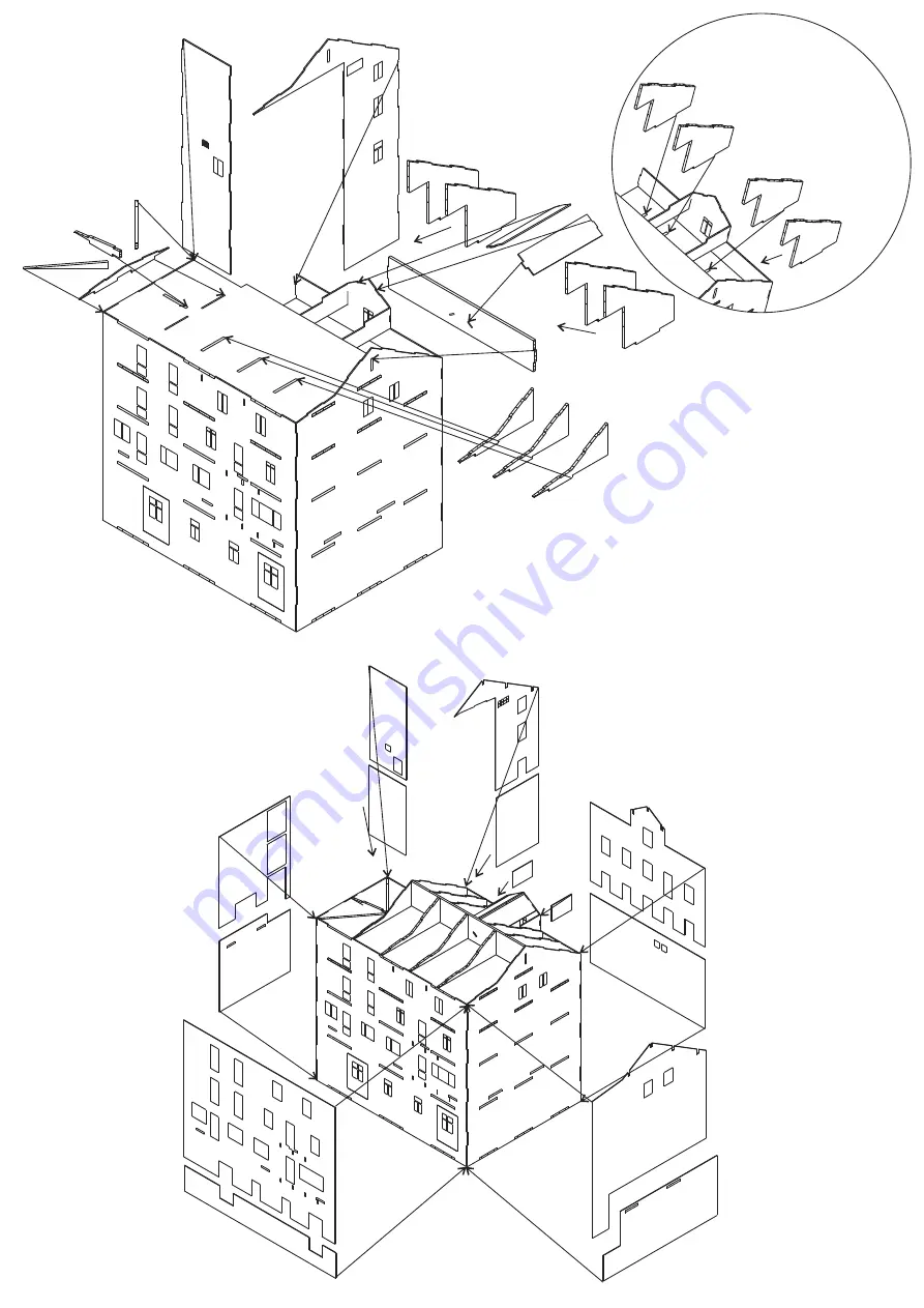 Stadt im Modell Hotel Grischuna 9236 Manual Download Page 6