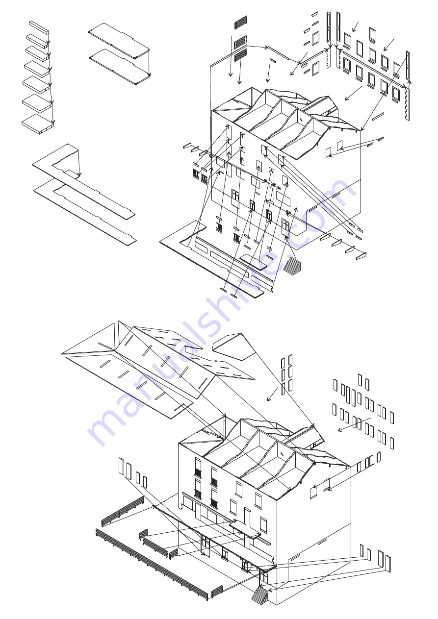 Stadt im Modell Hotel Grischuna 9236 Manual Download Page 7