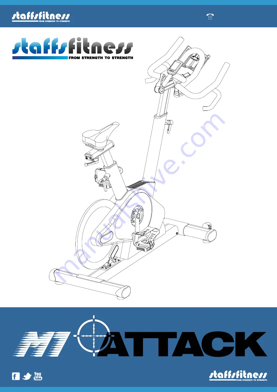 Staffs Fitness M1 Attack User Manual Download Page 1