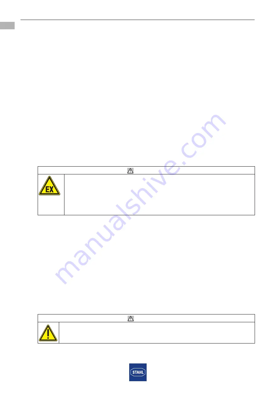 Stahl 8252/1 Operating Instructions Manual Download Page 8