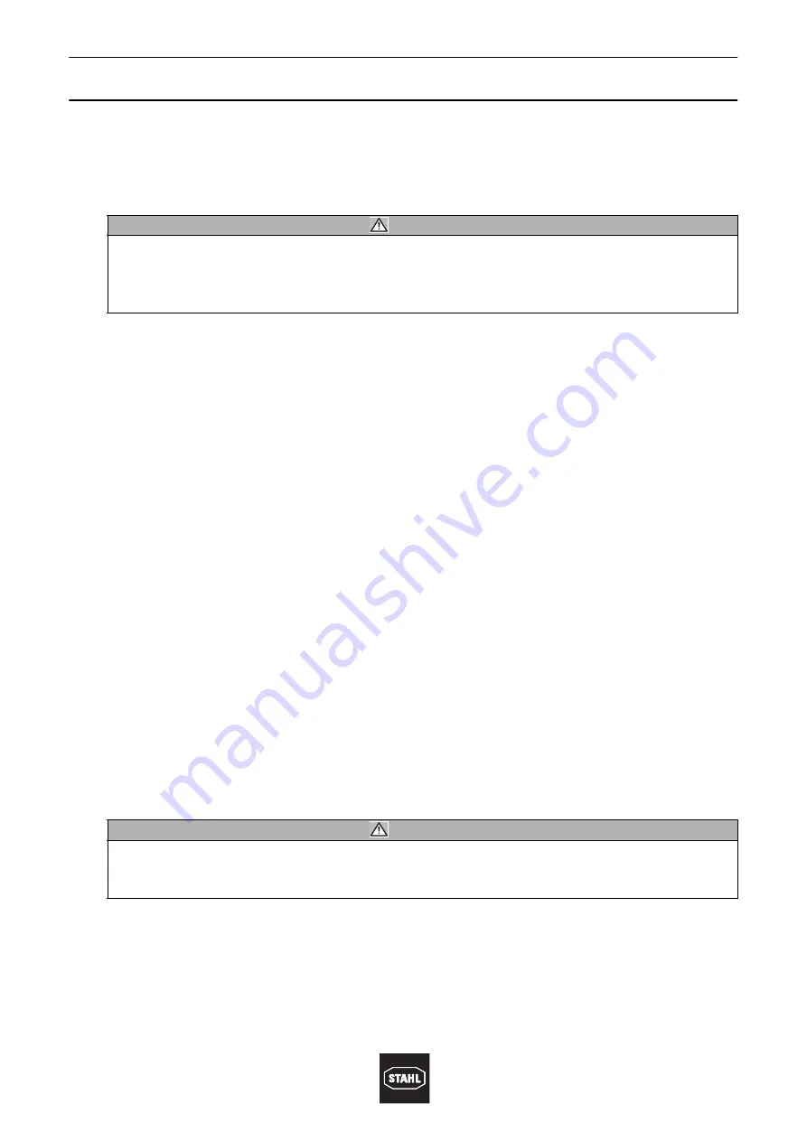 Stahl 8527/2 Operating Instructions Manual Download Page 5